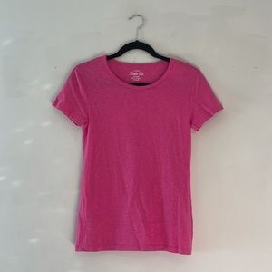 J. Crew Factory Pink Studio Tee